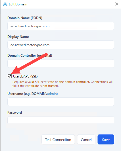 enable ldaps