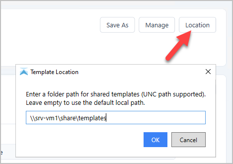 share user templates