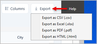 export report