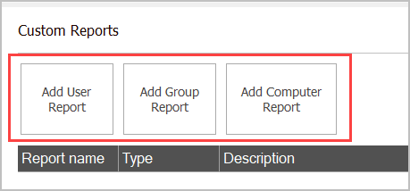 select report category