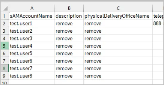 remove user attributes